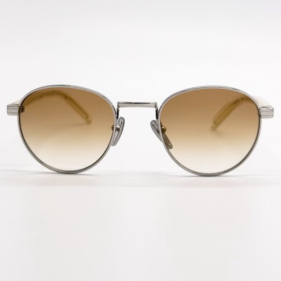 NEW PRADA SUNGLASSES PRB52S 1BC80K WOMEN SILVER EYEWEAR PR B52S 1BC80K, SPR B52 main image 4